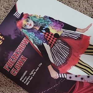 Freakshow clown Halloween costume (tights not included)